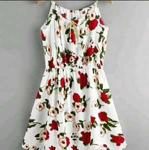 #15 Brand New Plus Floral Print Cami Dress